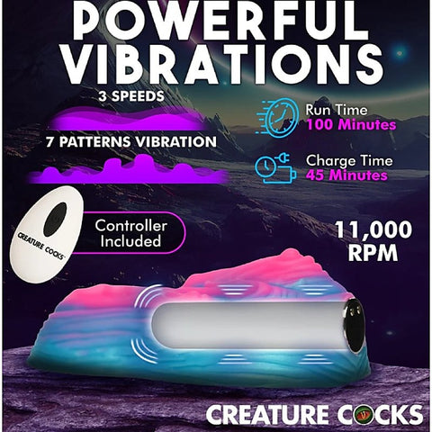 Creature Cocks Vulvaron Vibrating Silicone Grinder Pussy