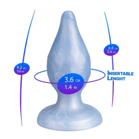 Slixed Diamond Fantasy Liquid Silicone Anal Plug