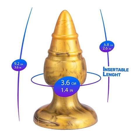 Slixed Goldy Fantasy Liquid Silicone Anal Plug