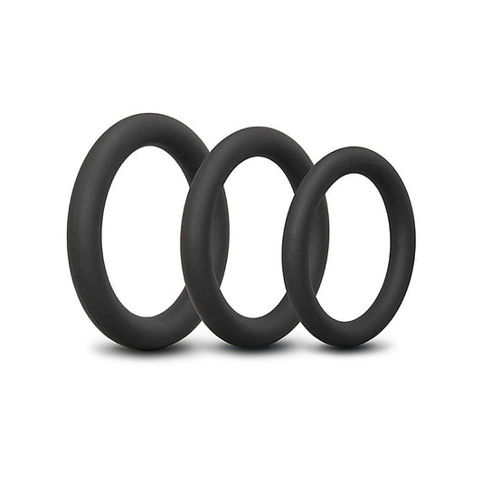Snug Ring Lite 3-Pack Snug Fit Silicone Cock Ring by B-Vibe