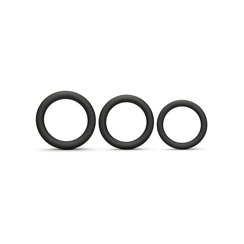 Snug Ring Lite 3-Pack Snug Fit Silicone Cock Ring by B-Vibe