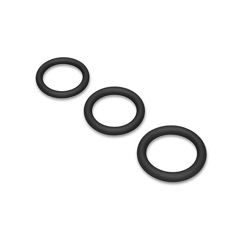 Snug Ring Lite 3-Pack Snug Fit Silicone Cock Ring by B-Vibe