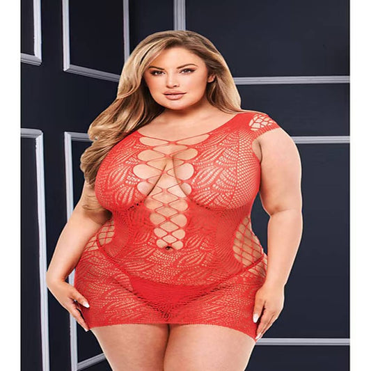 Corset Front Lace Womens Intimate Mini Dress