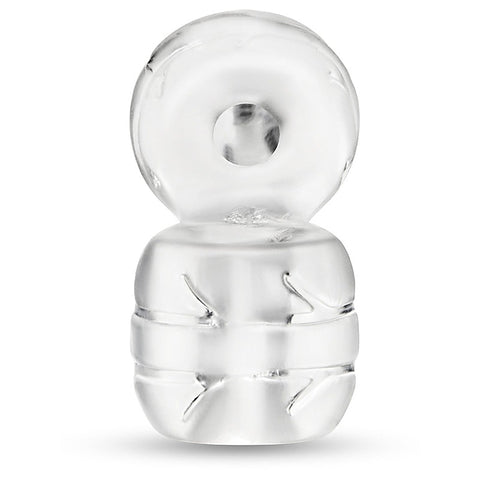 B-Vibe Strech-Tech Double Barrel Cock Ring & Ball Stretcher