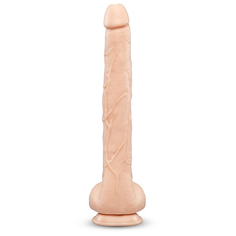 B-Vibe Bone 17 Inch Deep-Insert Dildo With Realistic Balls