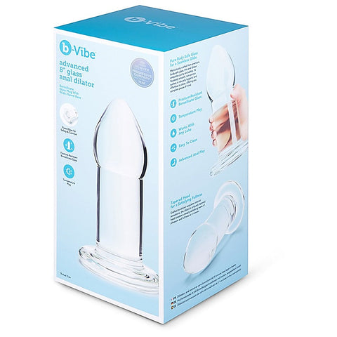 Advanced Borosilicate Glass Anal Dilator by B-Vibe