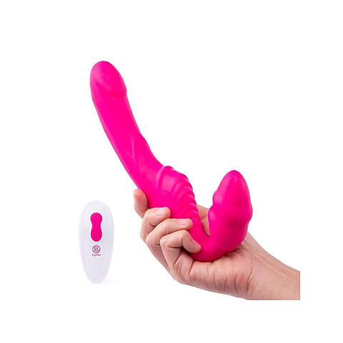 Remote Control Strapless Strap-On Vibrator by Together