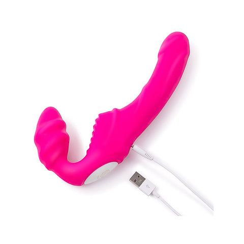 Remote Control Strapless Strap-On Vibrator by Together