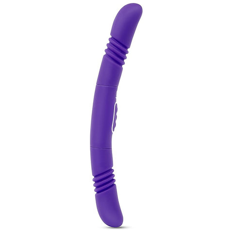 Double Delight Vibrating and Thrusting Dildo by Together