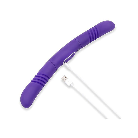 Double Delight Vibrating and Thrusting Dildo by Together