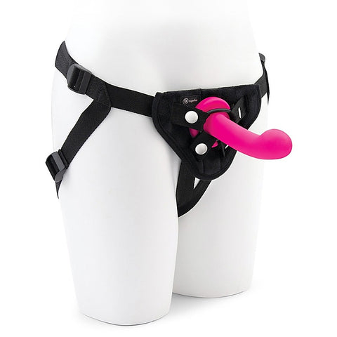Pop 5.5 Inch Silicone Dildo and Harness Set by Together