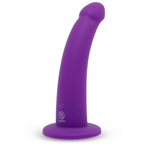 Tilt Vibrating Silicone Dildo Harness Set by Together