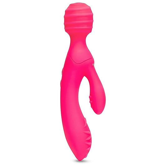 Tri Delight Dual-Ended Wand Rabbit Vibrator by Together