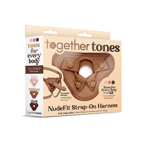 NudeFit Adjustable Unisex Strap-On Harness Set by Together