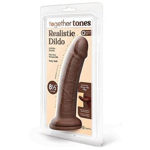 Tones 8.5 Inch Lifelike Curved Dildo by Together
