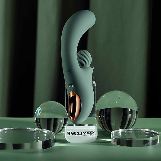 SPIRAL CHARM Rechargeable Rabbit Vibrator by Evolved