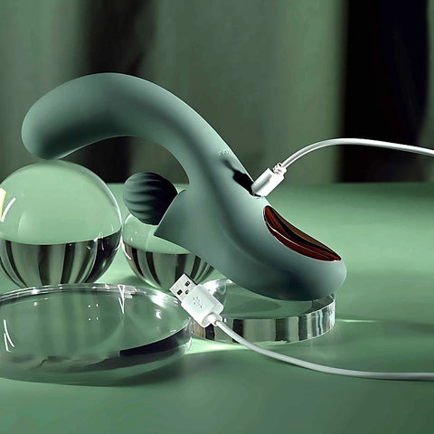 SPIRAL CHARM Rechargeable Rabbit Vibrator by Evolved