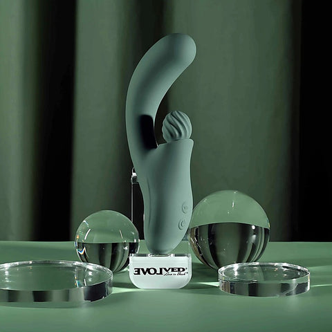 SPIRAL CHARM Rechargeable Rabbit Vibrator by Evolved