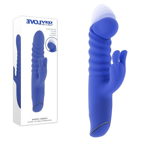 KNOCK KNOCK Rabbit Vibrator with Flicking Head by Evolved