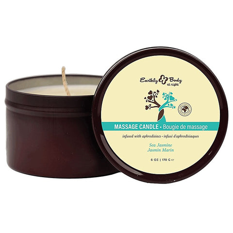 Aphrodisiac Scented Massage Candle 170 g by Earthly Body