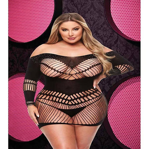 Lapdance Lingerie Bling Bling Womens Halter Dress