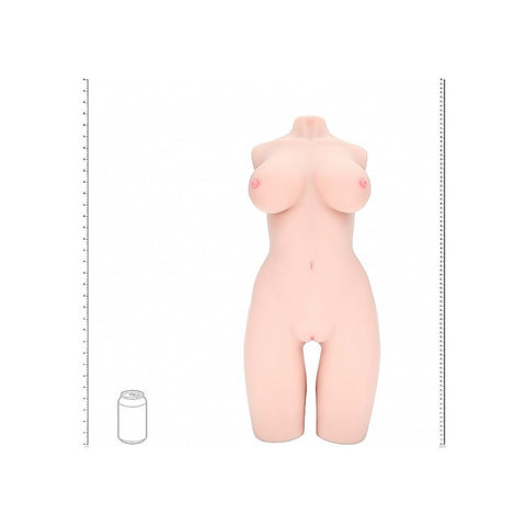 XKIN Bodyforms Lyla Rose Lifelike Torso Masturbator by Shots