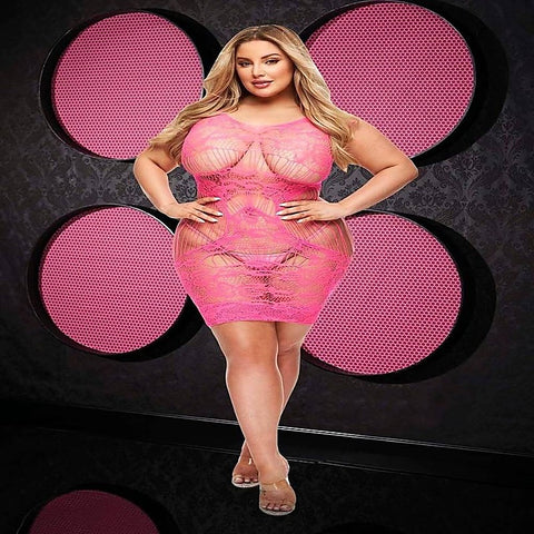 Lapdance Lingerie Lace Cut Out Sexy Mini Dress