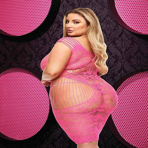 Lapdance Lingerie Lace Cut Out Sexy Mini Dress