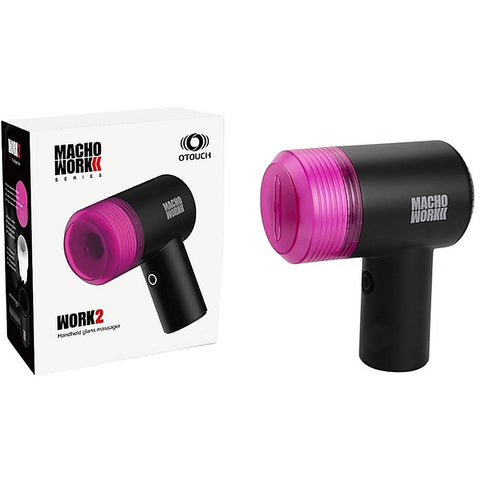 MACHO WORK 2 Multi Function Glans Massager by Shots Toys