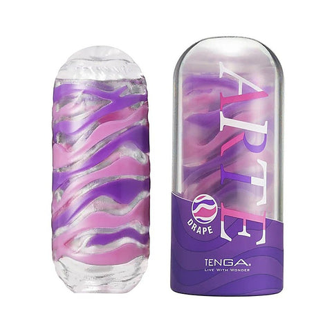 Arte Drape Dual Layer Textured Stroker by Tenga