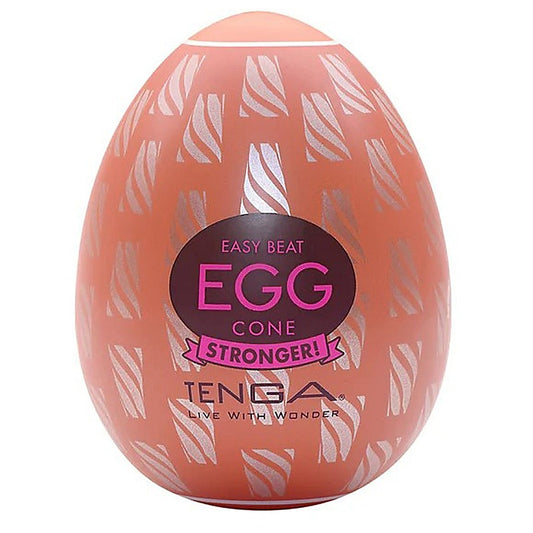 Egg Cone Twisting Edge Textured Stroker by Tenga