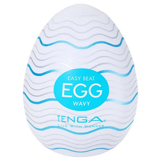 Egg Wavy Ribbed Texture Male Stroker by Tenga