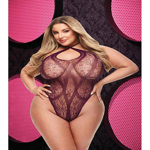 Criss Cross Lacey Womens Teddy by Xgen Products