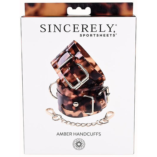 Amber Hand Cuffs by Sportsheets