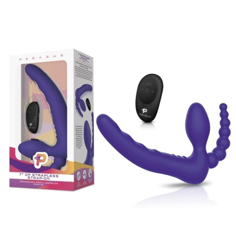 Pegasus 7 Inch Remote DP Strapless Strap-On by Electric EEL