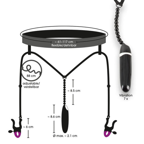 Bad Kitty Spreader String with Vibrator by Orion