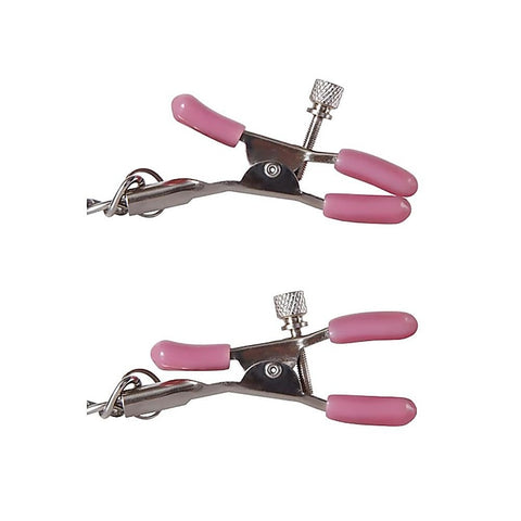 Chain Me Up Nipple & Clitoral Clamps by Adam & Eve