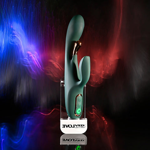 Golden Goddess G-Spot Rabbit Vibrator by Evolved Novelties