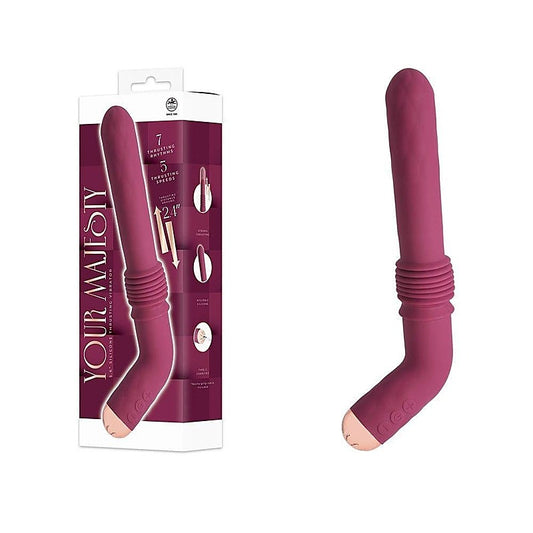 Your Majesty Rechargeable Thrusting Vibrator by Nanma