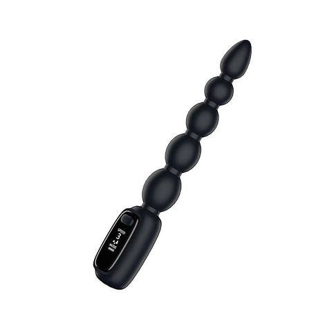Vibrating Anal Beads with LED Screen by Passion Play