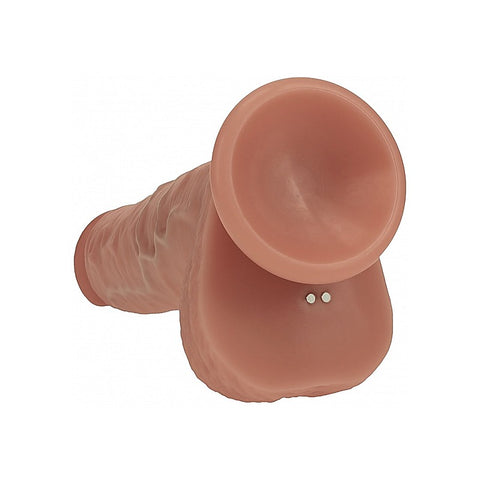 REALROCK 8in Vibrating & Thrusting Dildo by Shots Toys