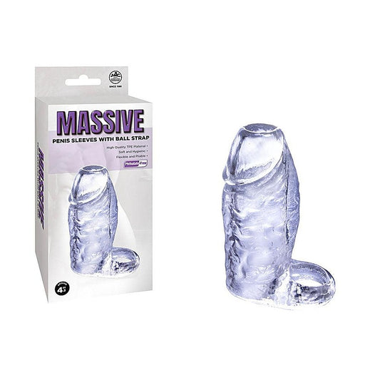 Massive Penis Sleeve with Ball Strap by NANMA
