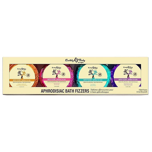 Aphrodisiac Scented Bath Fizzers 4-Pack by Earthly Body