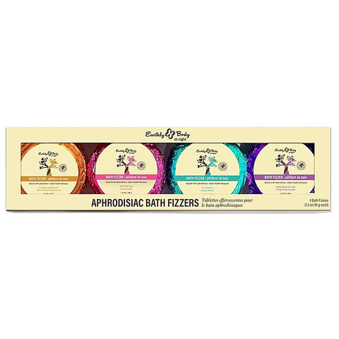 Aphrodisiac Scented Bath Fizzers 4-Pack by Earthly Body