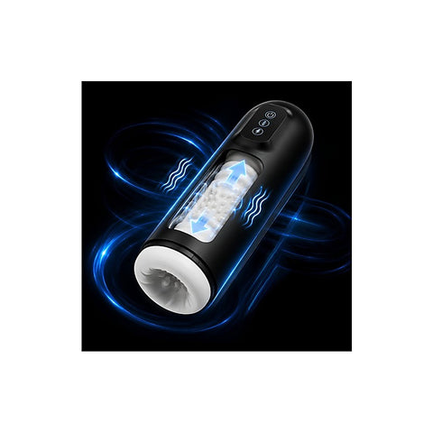 Exo Auto Thrusting Vibrating Masturbator by Doc Johnson