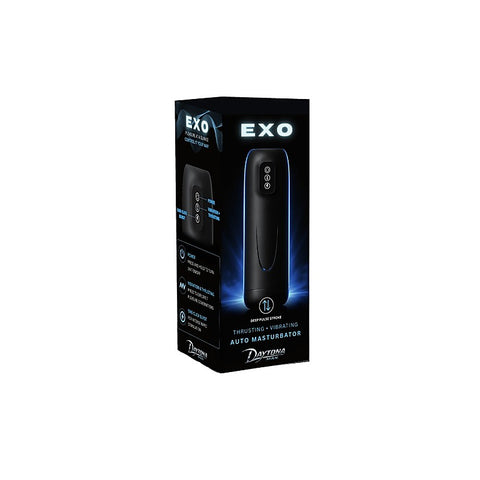 Exo Auto Thrusting Vibrating Masturbator by Doc Johnson