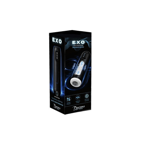 Exo Auto Thrusting Vibrating Masturbator by Doc Johnson