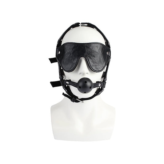 Ball Gag with Eye Mask Bondage Set by Chisa