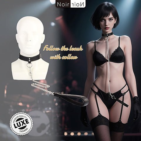 Follow the Leash Collar and Leash Set by Chisa