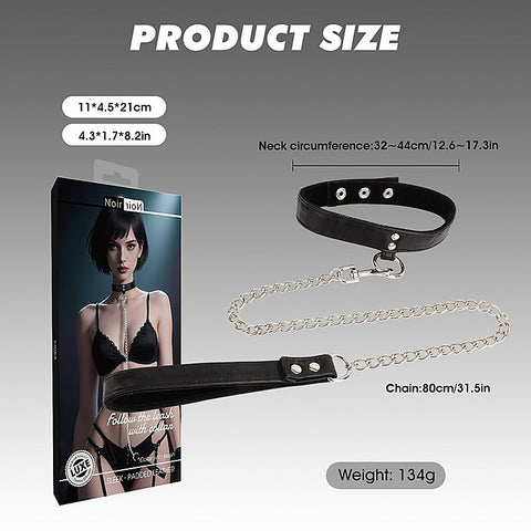 Follow the Leash Collar and Leash Set by Chisa